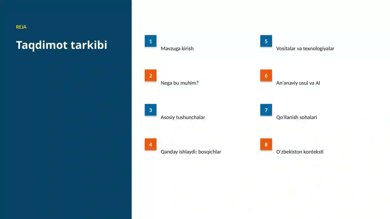 Transformer arxitekturasi turizm uchun 2