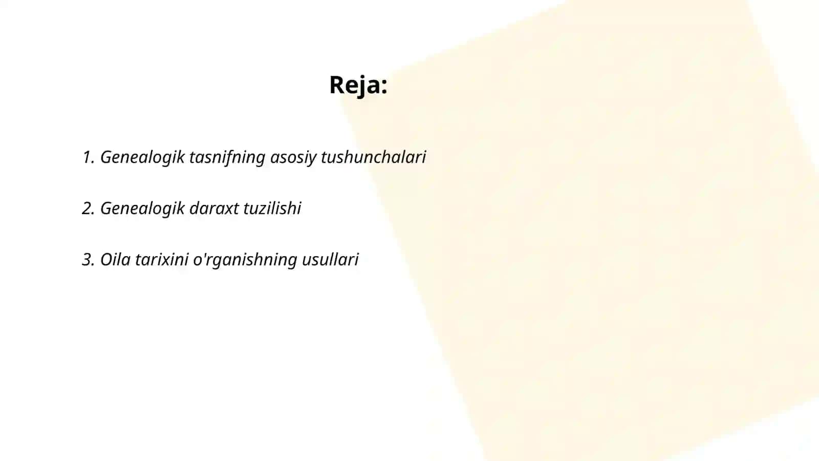 Genealogik tasnif asoslari 2