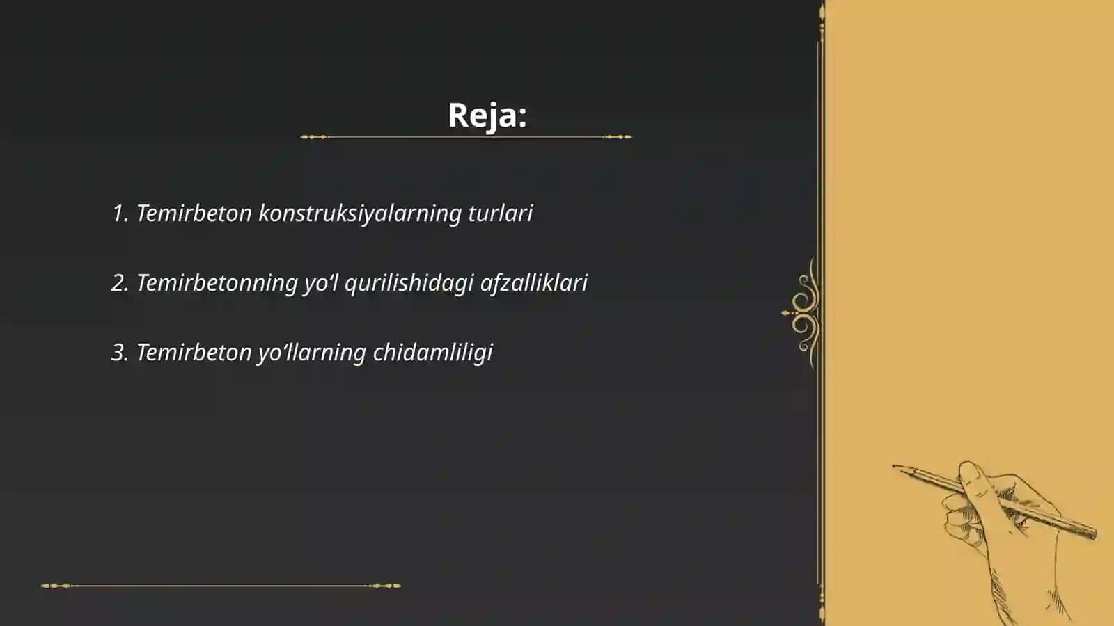 Temirbeton konstruksiyalar va ularni yoʻl qurilishida ishlatilishi 2