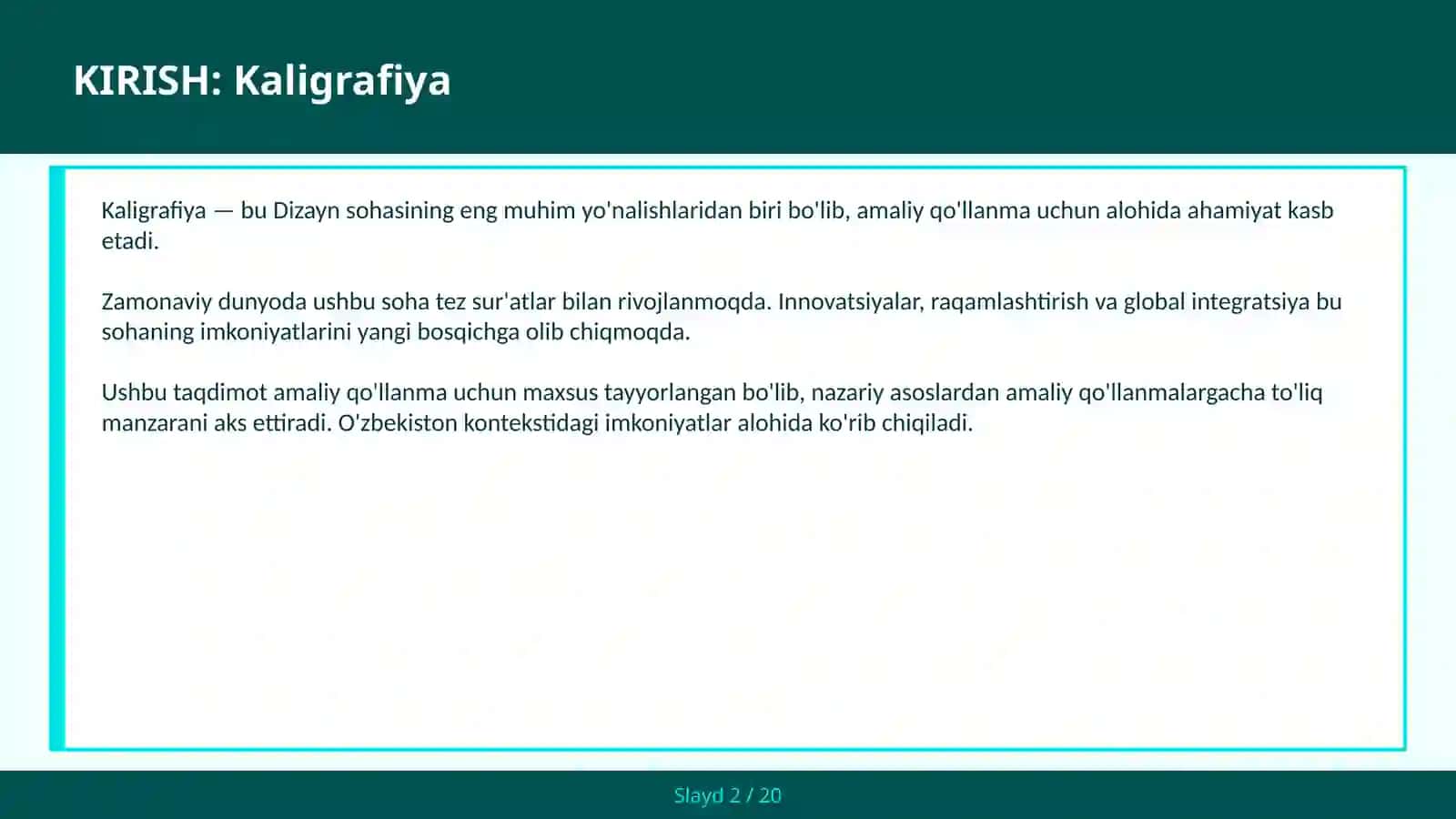 Kaligrafiya 2