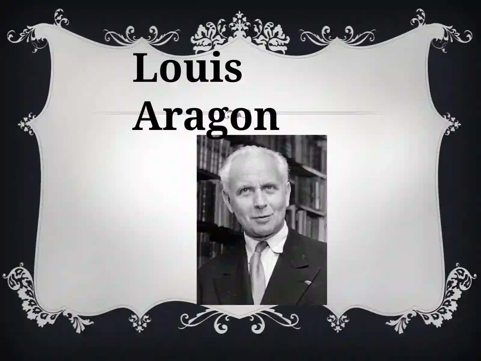 Sûr Louis Aragon biographie 2
