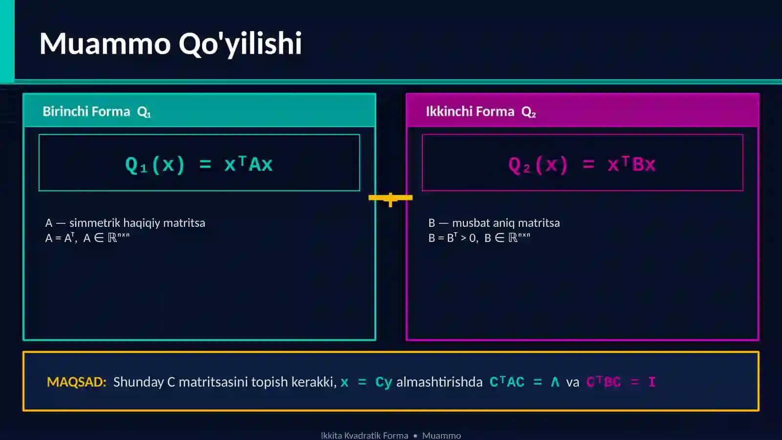IKKITA KVADRATIK FORMA 2