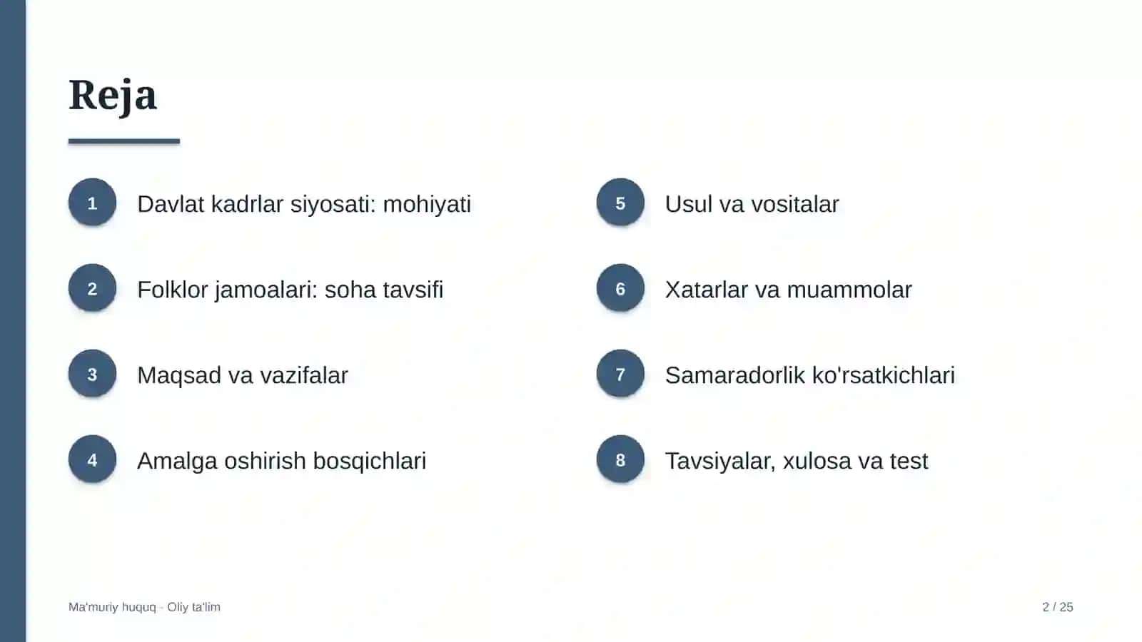 Folklor jamoalarida davlat kadrlar siyosati 2
