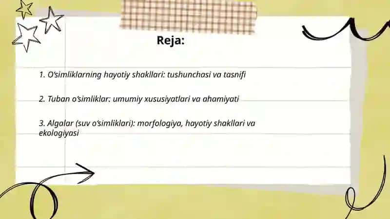 O‘simliklarning hayotiy shakllari 2