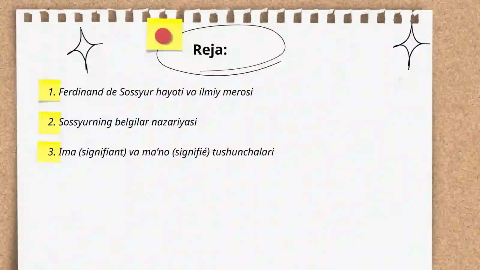 Ferdinand de Sossyur taʼlimoti va strukturalizm 2