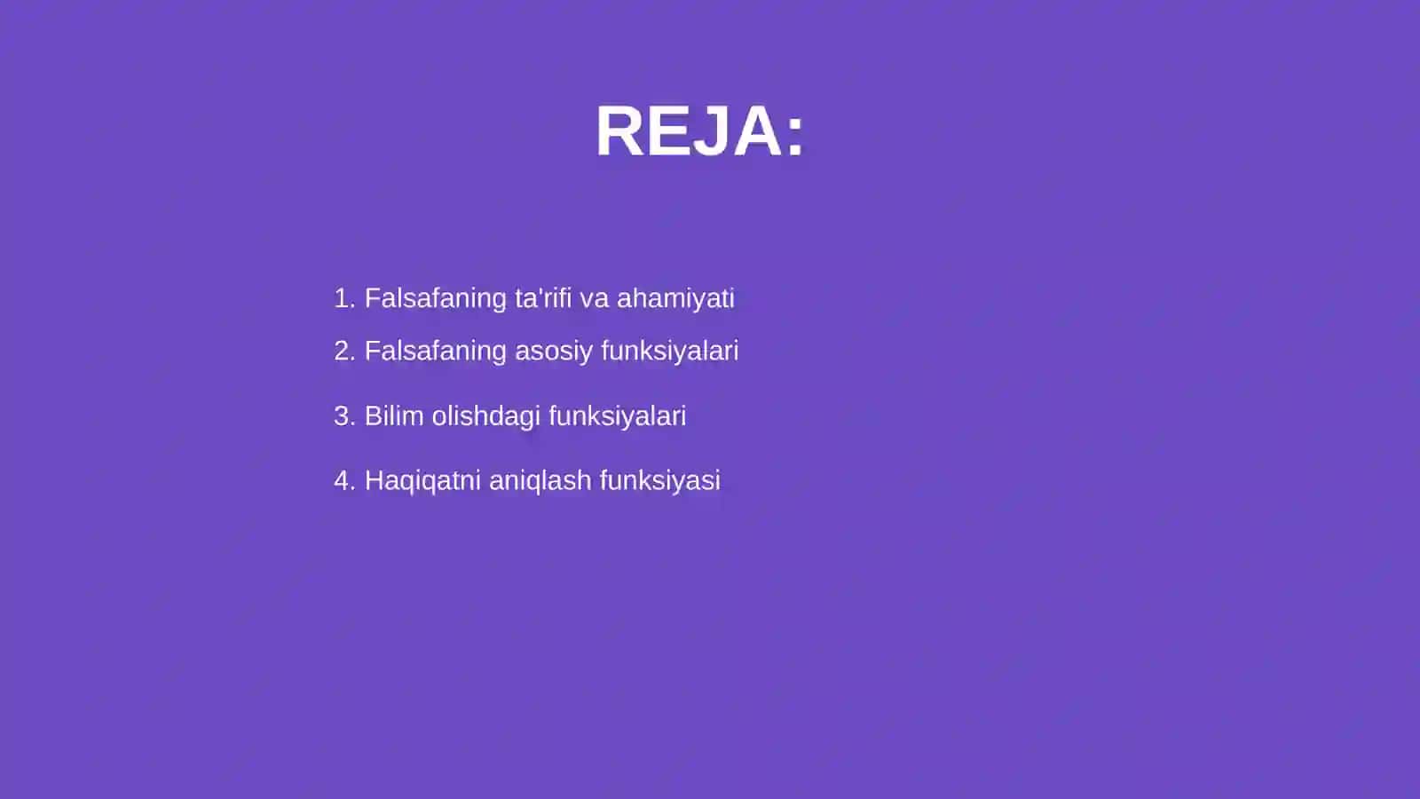 Falsafaning asosiy funksiyalari 2