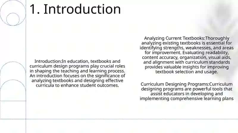 Analyzing Current Textbooks And Curriculum Designing Programs 2