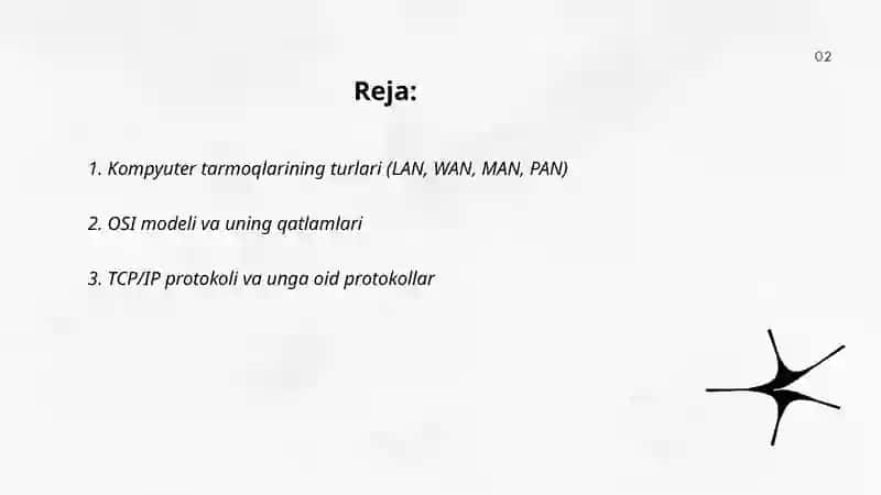 Kompyuter tarmoqlari 2