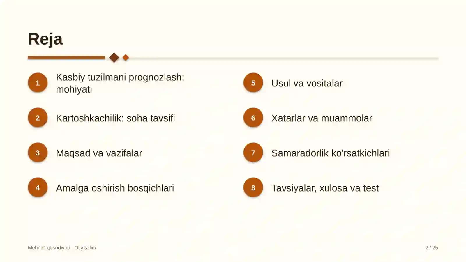 Kartoshkachilikda kasbiy tuzilmani prognozlash 2