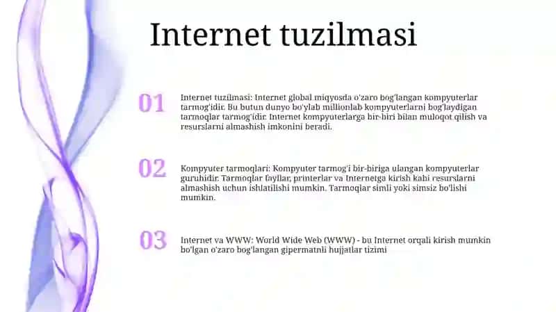 Kompyuter Tarmoqlari: Internet Va Www 2