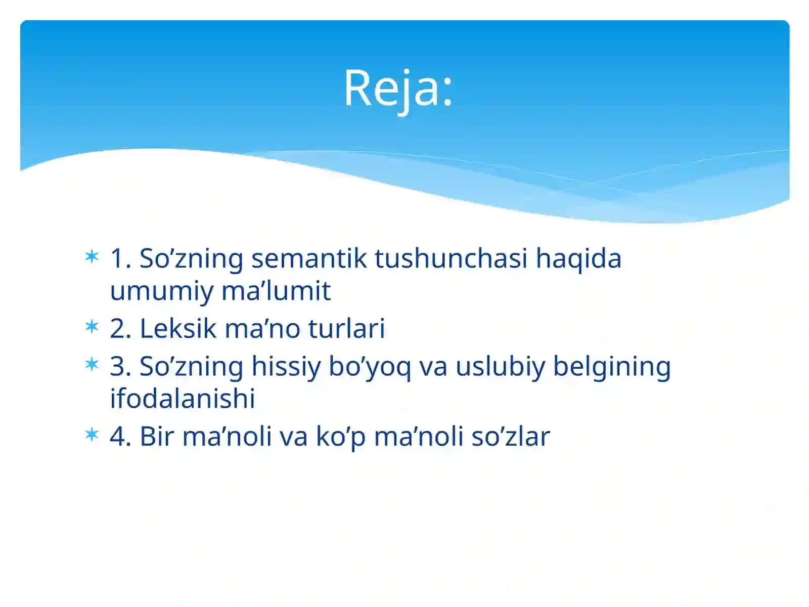 Leksemaning semantik strukturasi 2