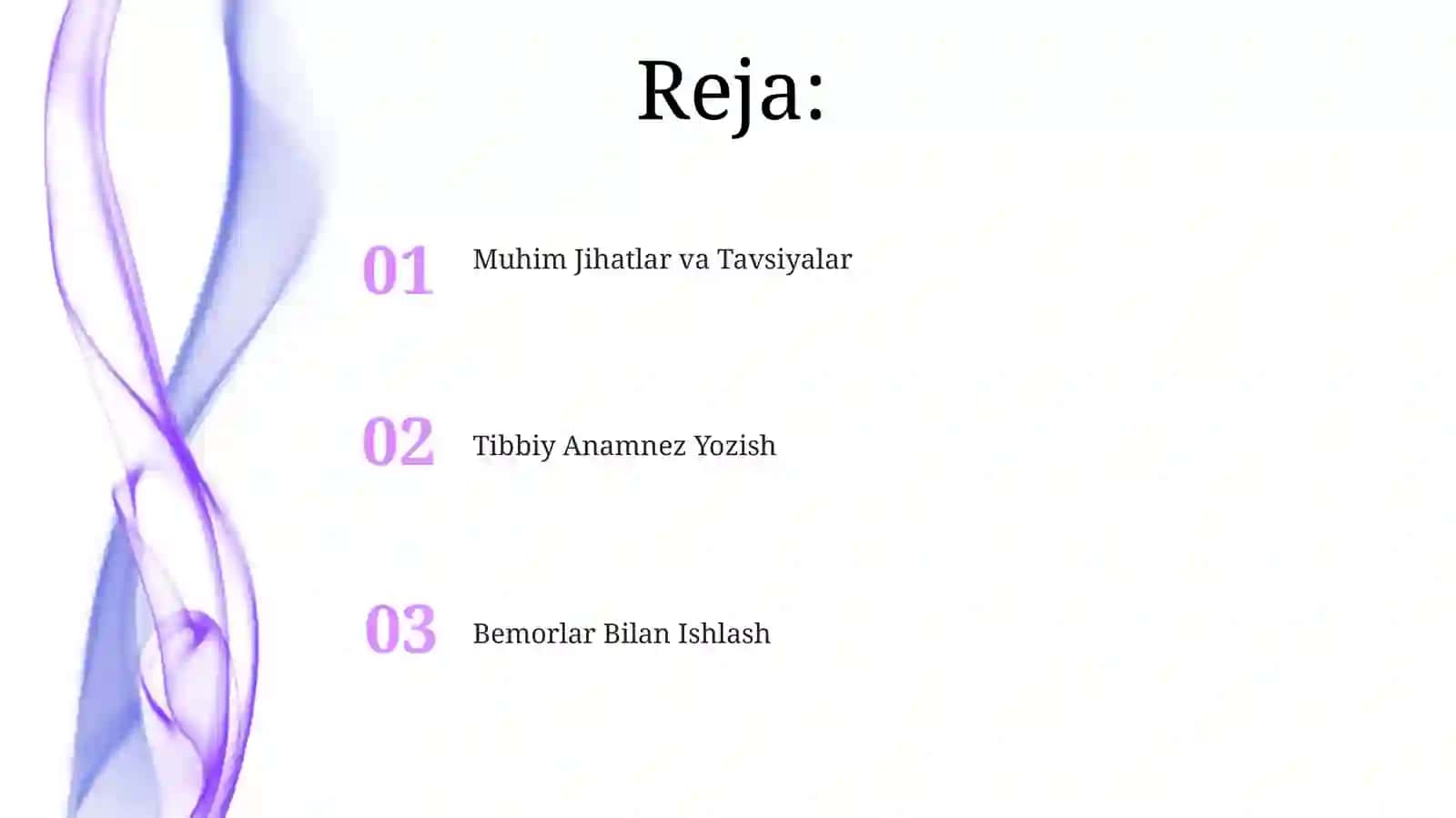 Tibbiy Anamnez Yozish 2