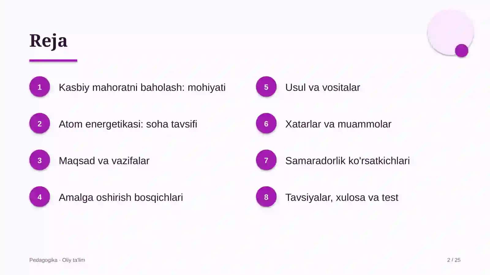 Atom energetikasida kasbiy mahoratni baholash 2