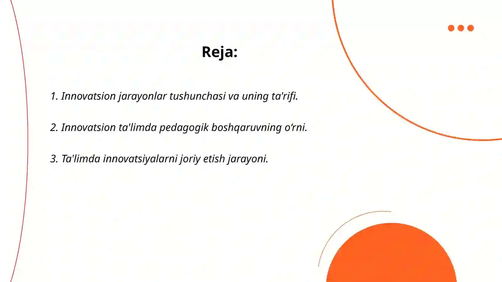 Innovatsion jarayonlarni boshqarishning pedagogik xususiyatlari 2