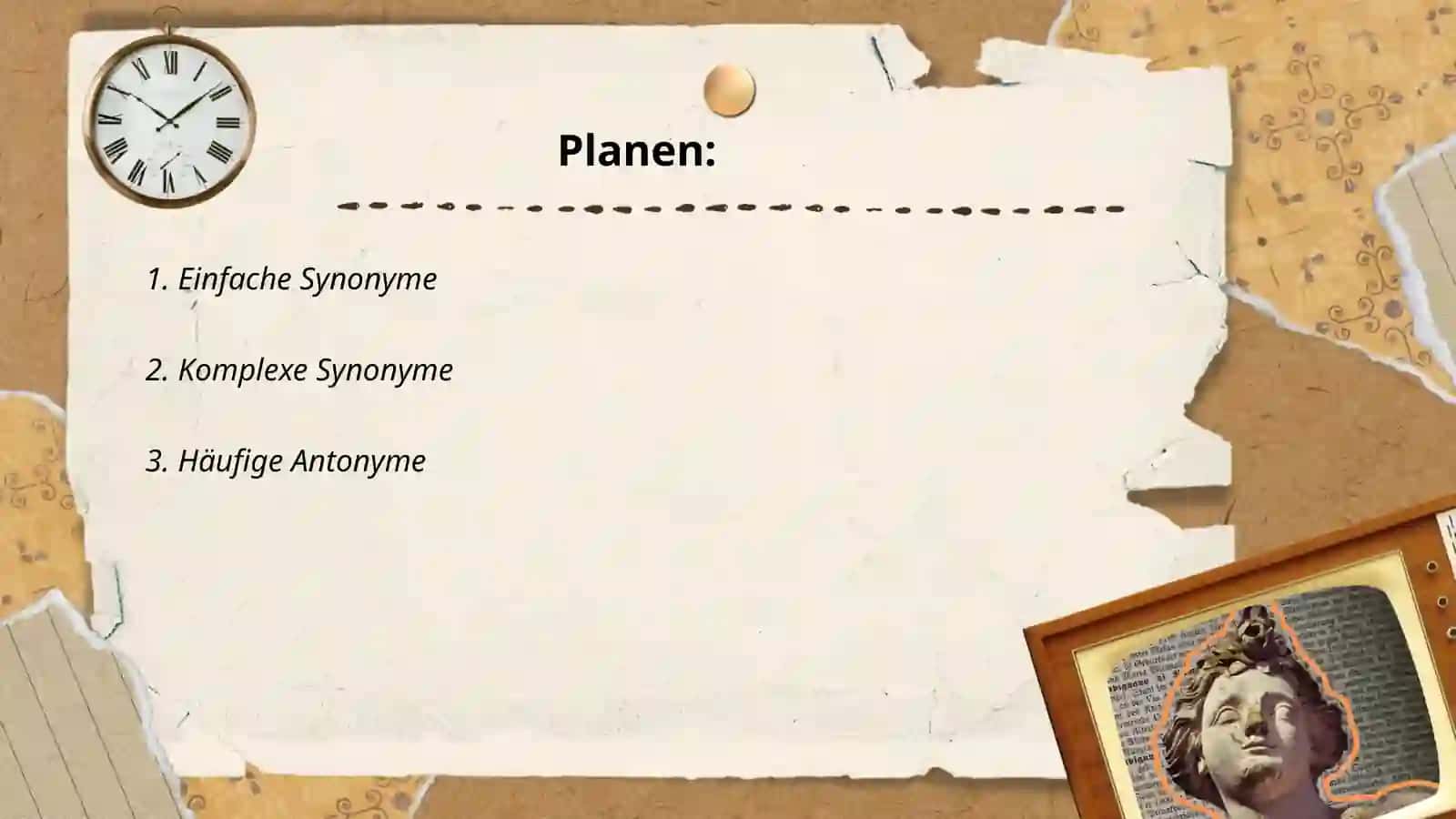 Synonymen und Antonymen 2