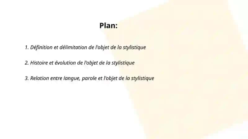 Lʼobjet de la stylistique 2