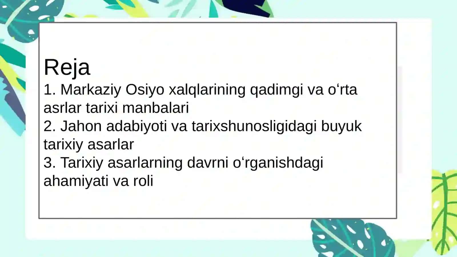 Qanday tarixiy asarlarni bilasiz 2