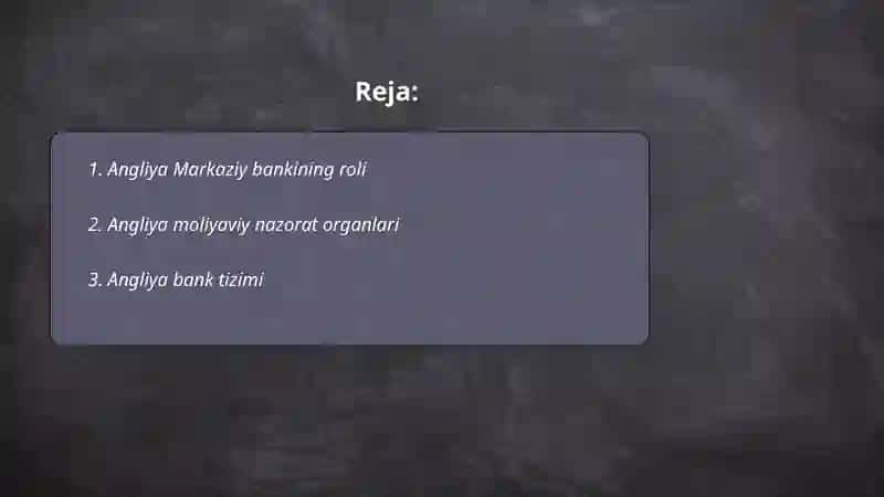 Angliya davlatining moliyaviy tizimi 2
