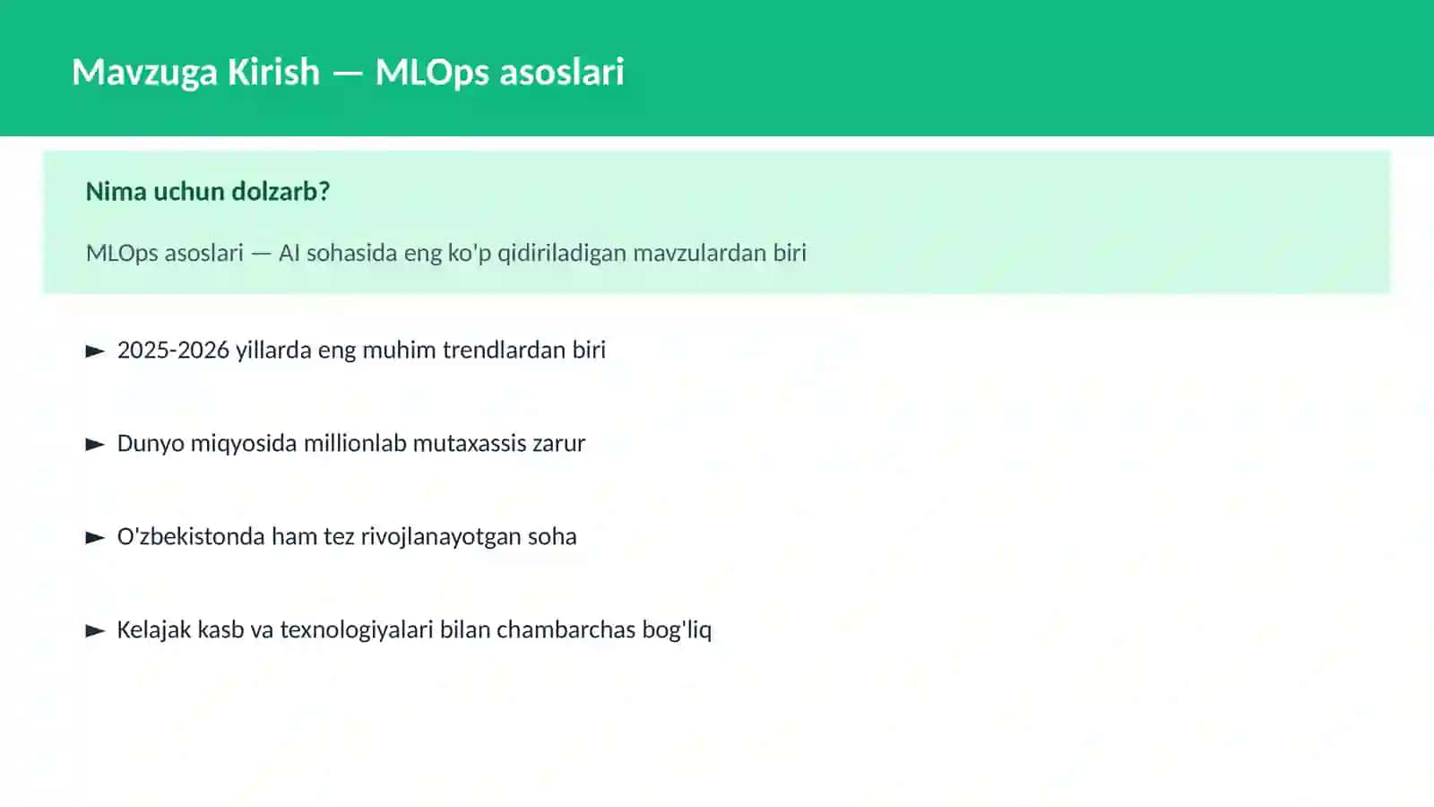 MLOps asoslari 2