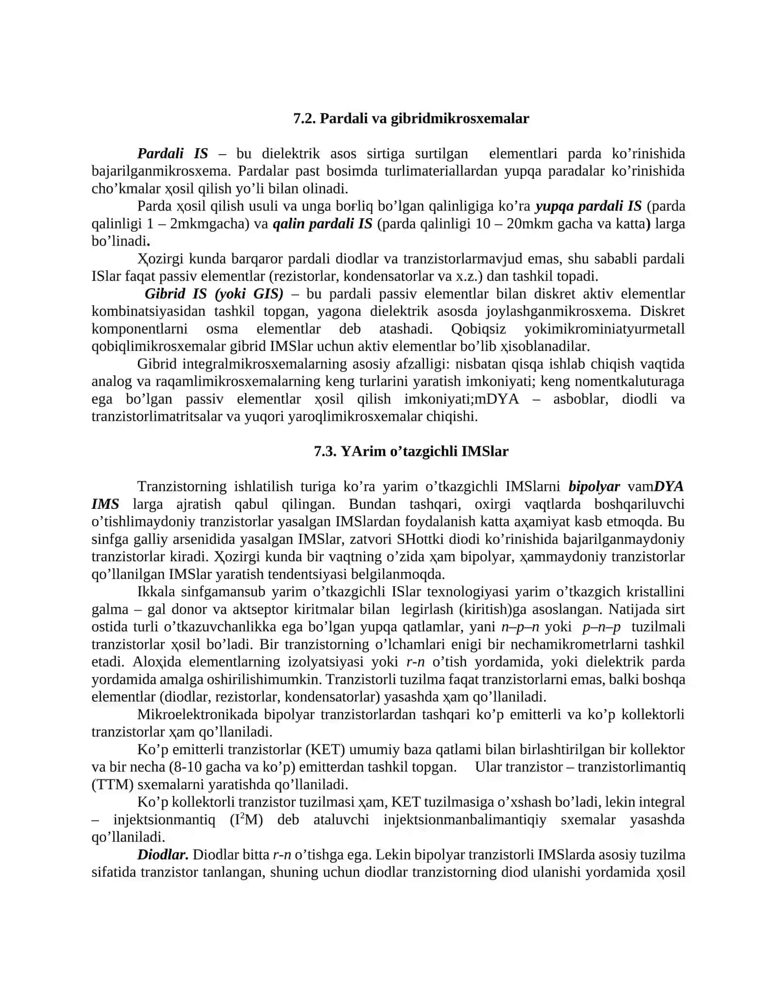 Integral mikrosxemalar 2