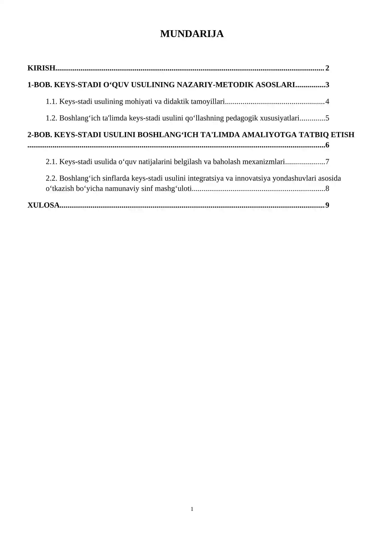 Keys-stadi oʻquv usulining oʻziga xosligi 2