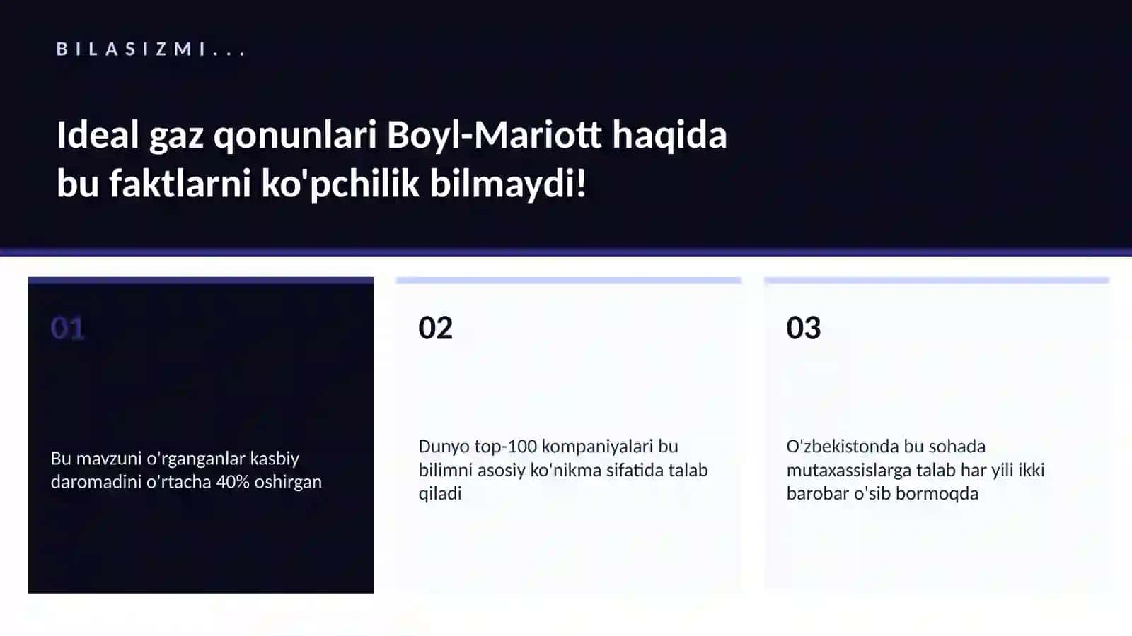 Ideal gaz qonunlari Boyl-Mariott 2