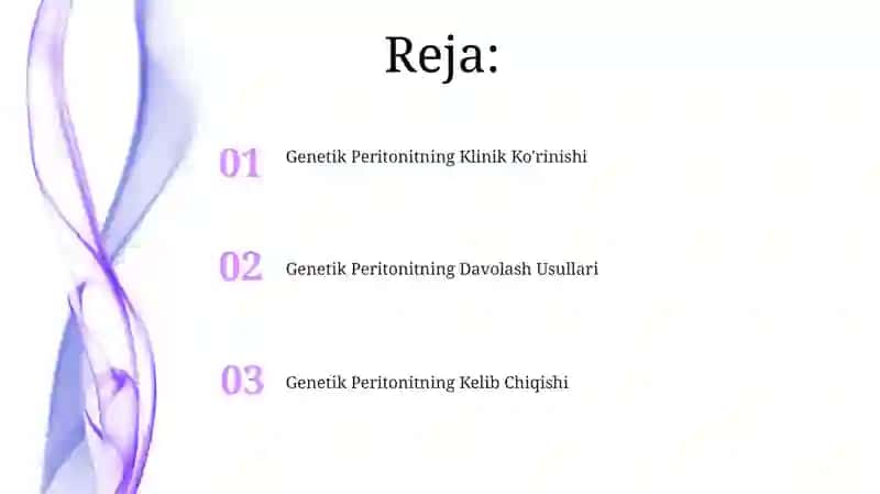 Genetik peritonitlar 2