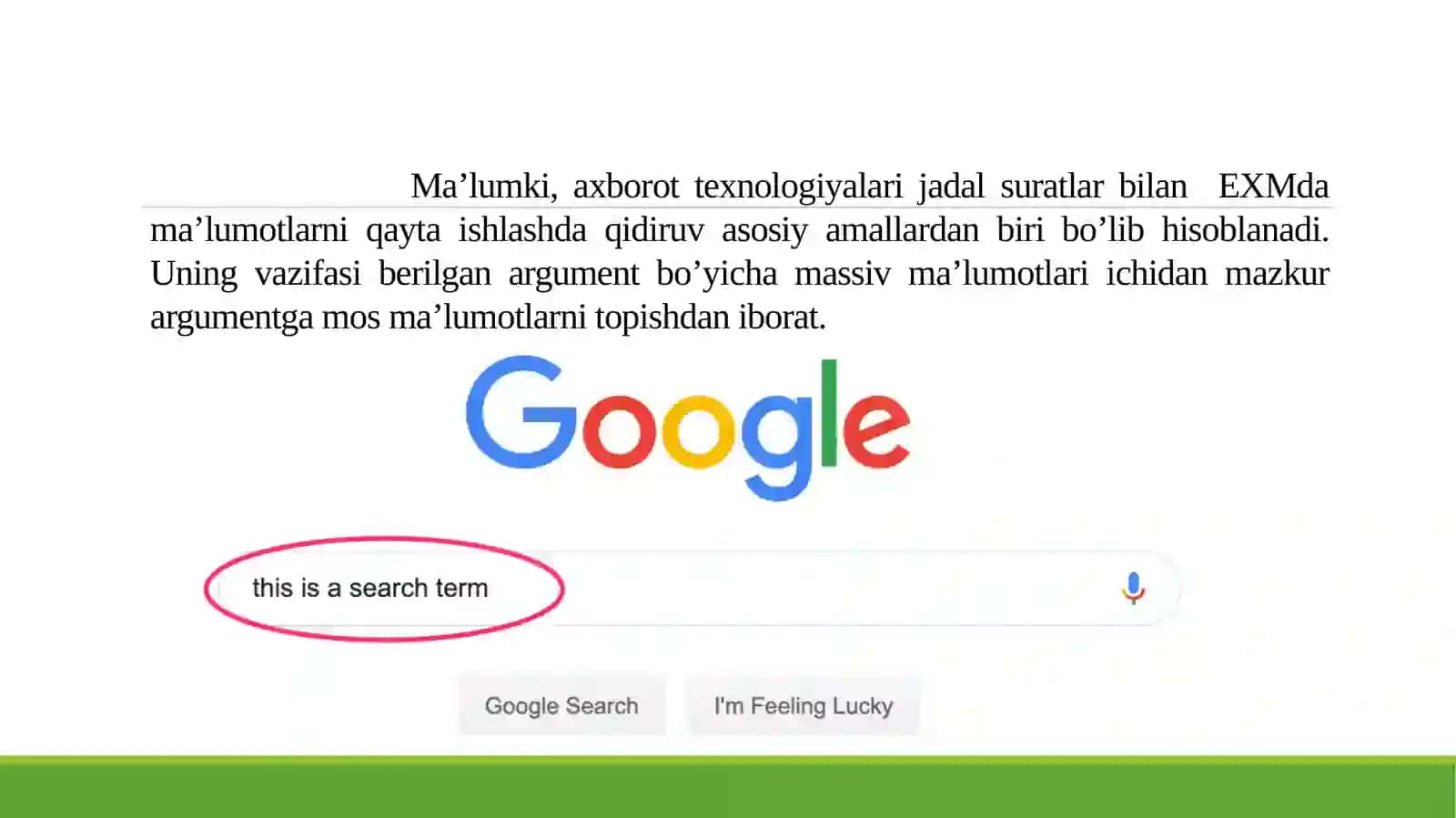 Binar daraxt bo’yicha qidiruv 2