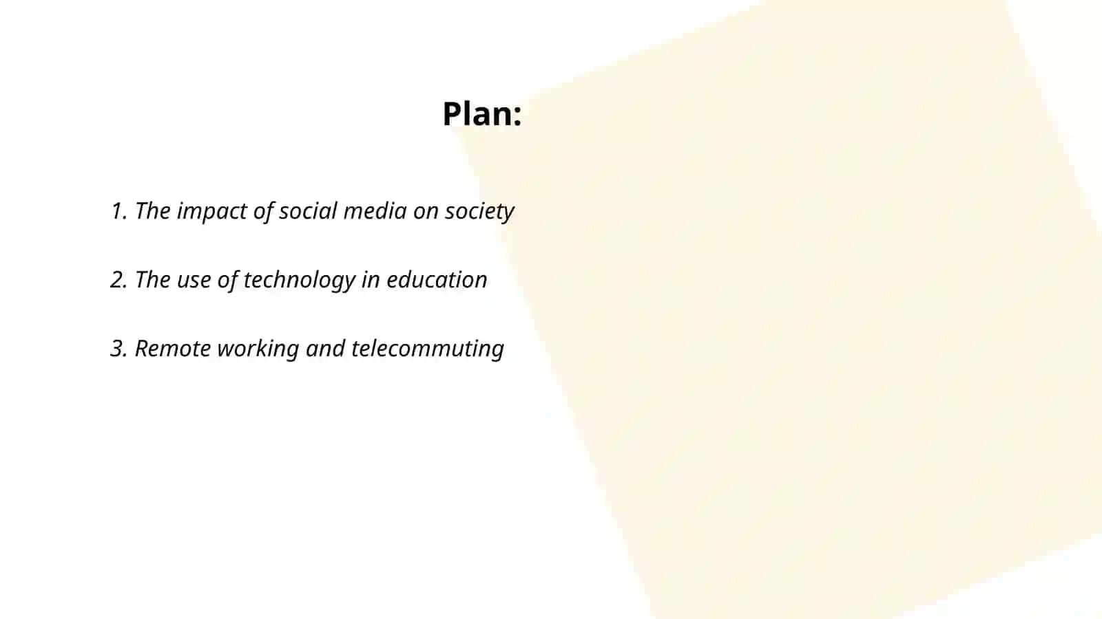 Advantages and disadvantages essay 2