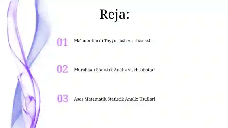 Ta'rifiy Statistika 2