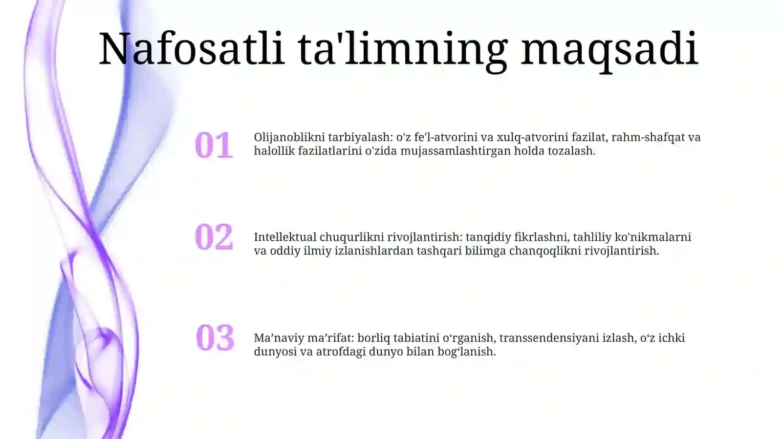 Nafosat Tarbiyasi 2