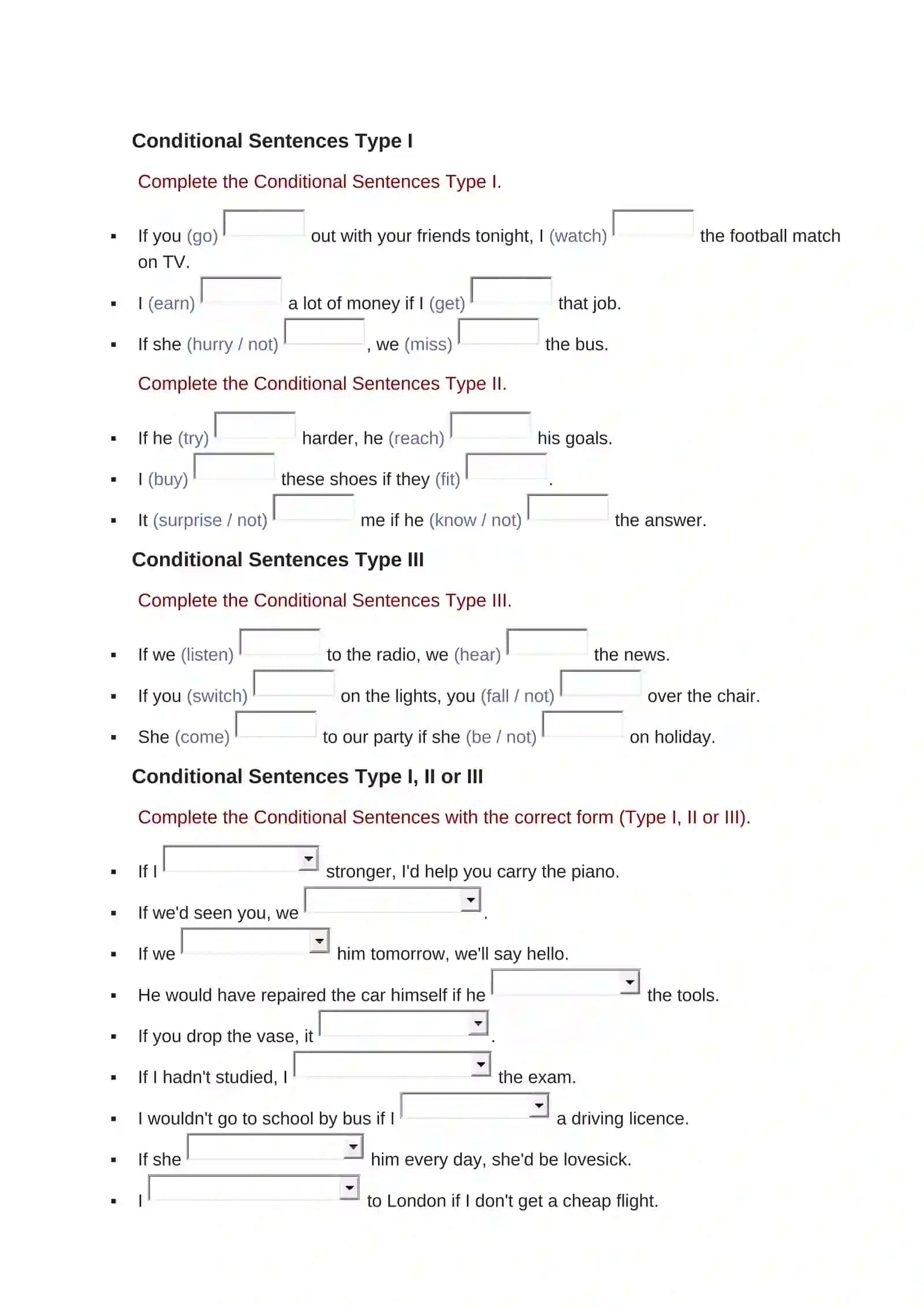 Conditionals Quiz 2