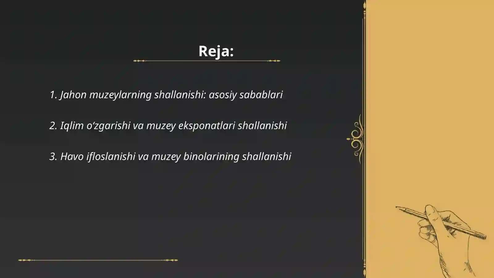 Jahon Muzeylarning Shallanishi 2
