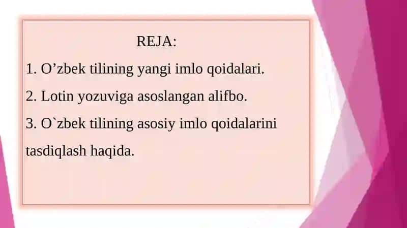 Asosiy Imlo Qoidalari 2