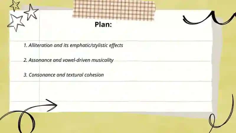Sound patterns and their stylistic effects 2