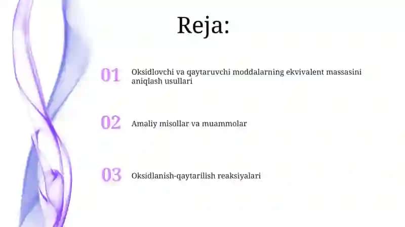 Oksidometrya usullari 2