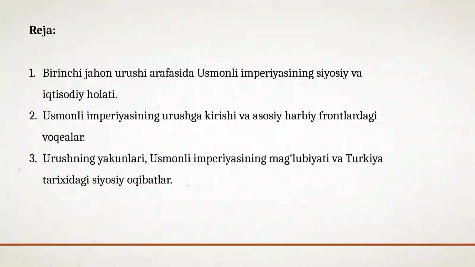 TURKIYA BIRINCHI JAHON URUSHI YILLARIDA 2