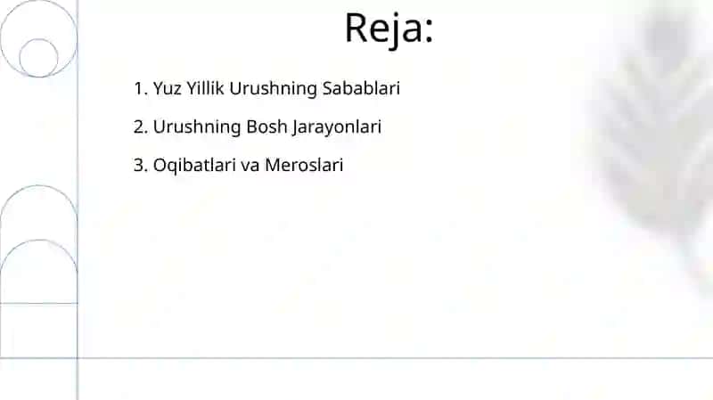 Yuz yillik urush 2