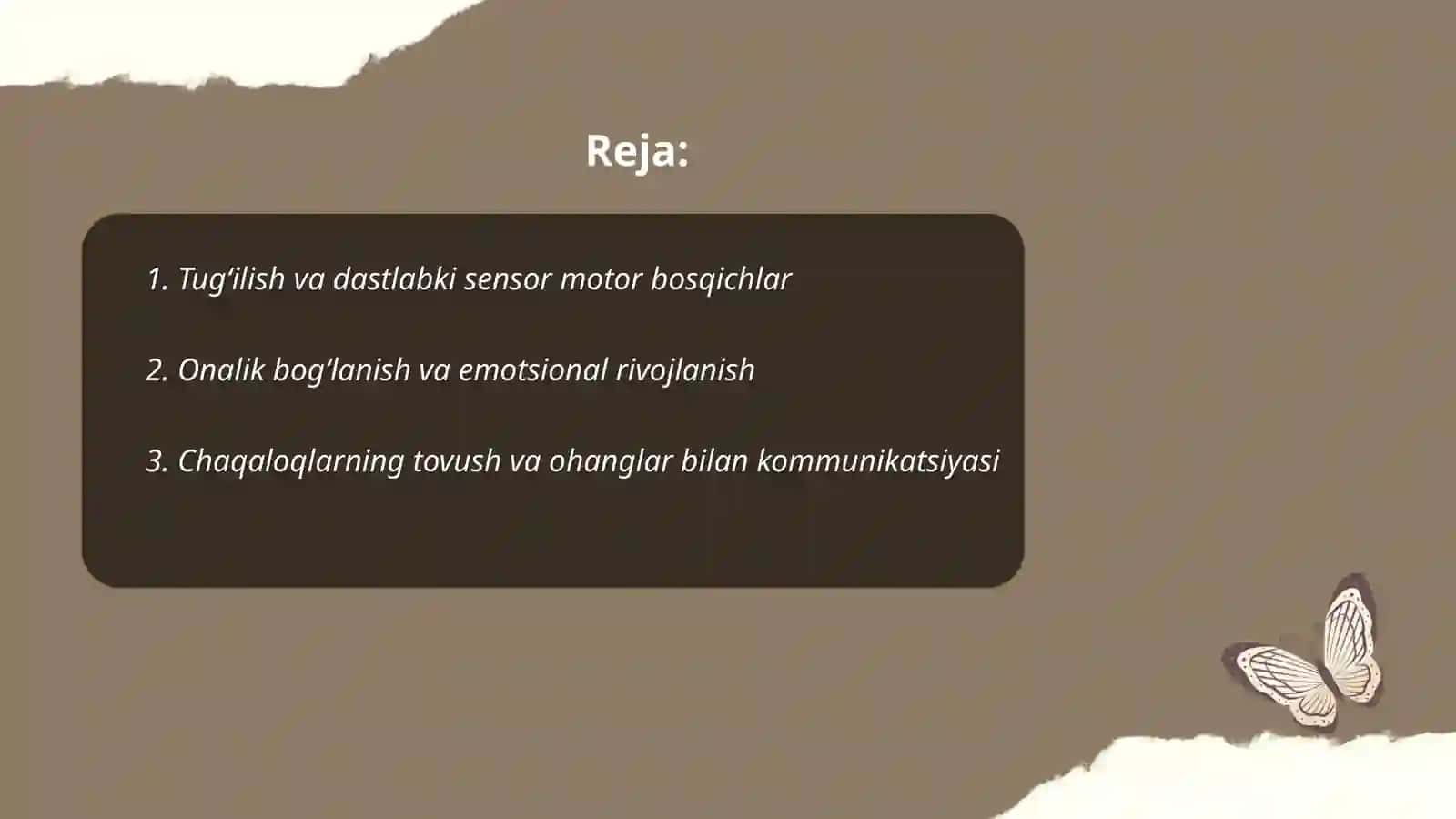 Chaqaloqlik davrining psixologik xususiyatlari 2