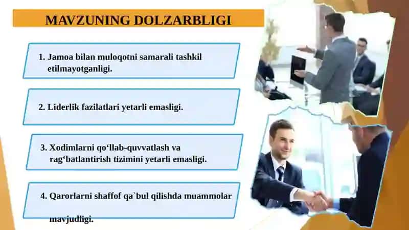 Jamoa ishonchini qozonish 2