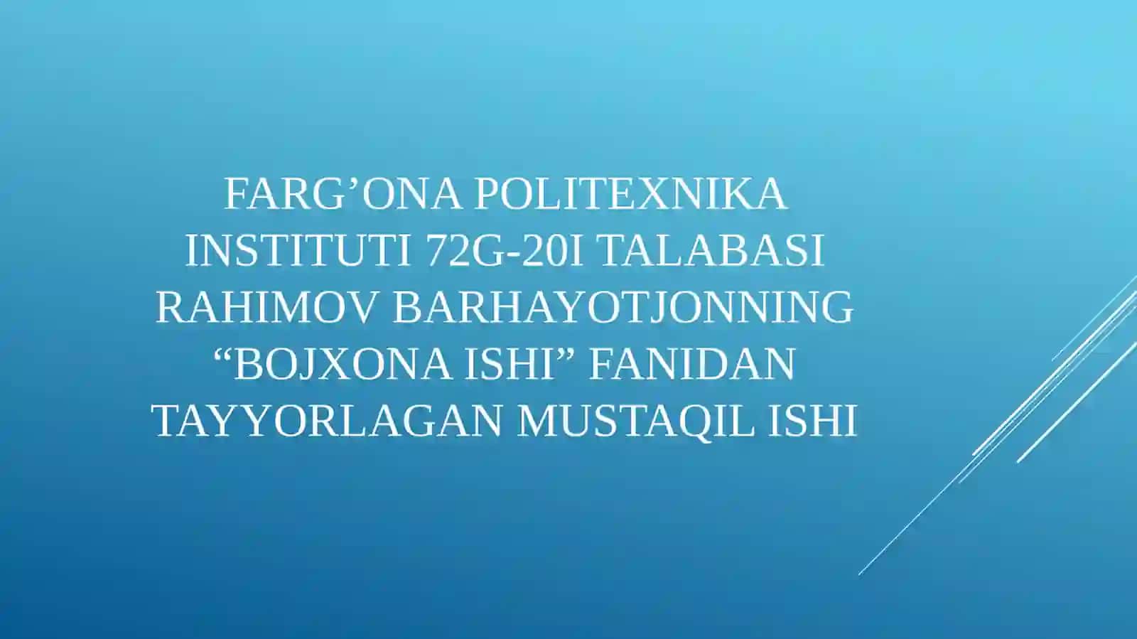 Vanuatu davlati bojxona siyosati 2