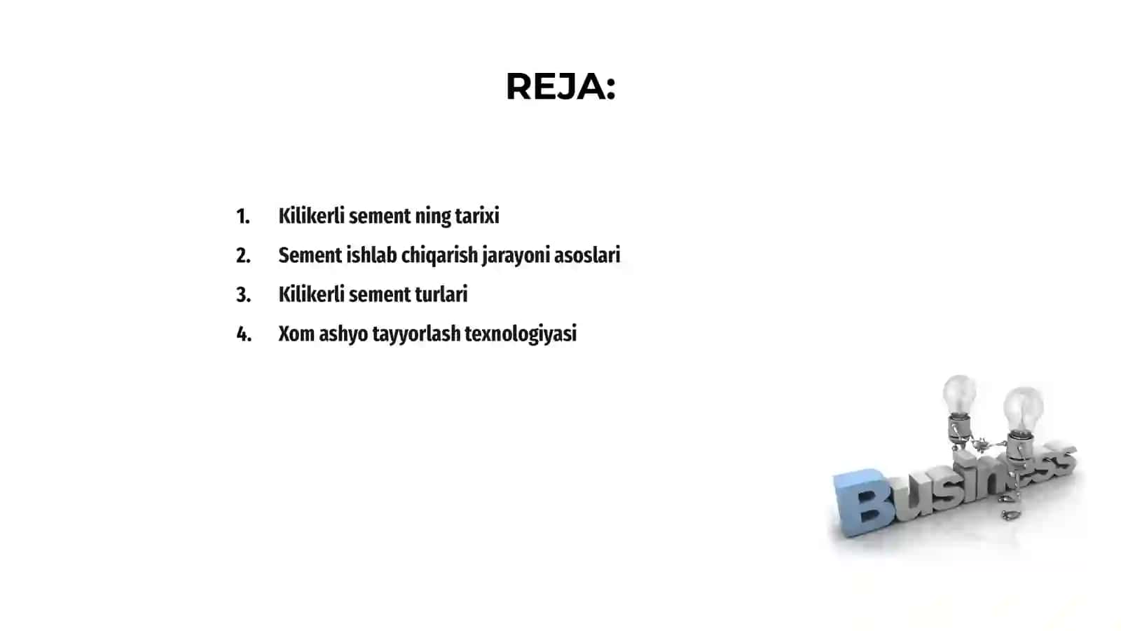 Kilikerli sement ishlab chiqarish tehnalogiyasi 2
