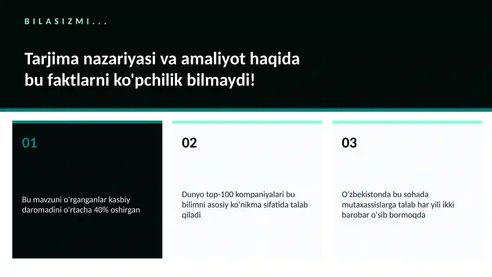 Tarjima nazariyasi va amaliyot 2