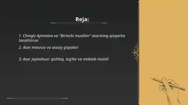 Birinchi muallim 2