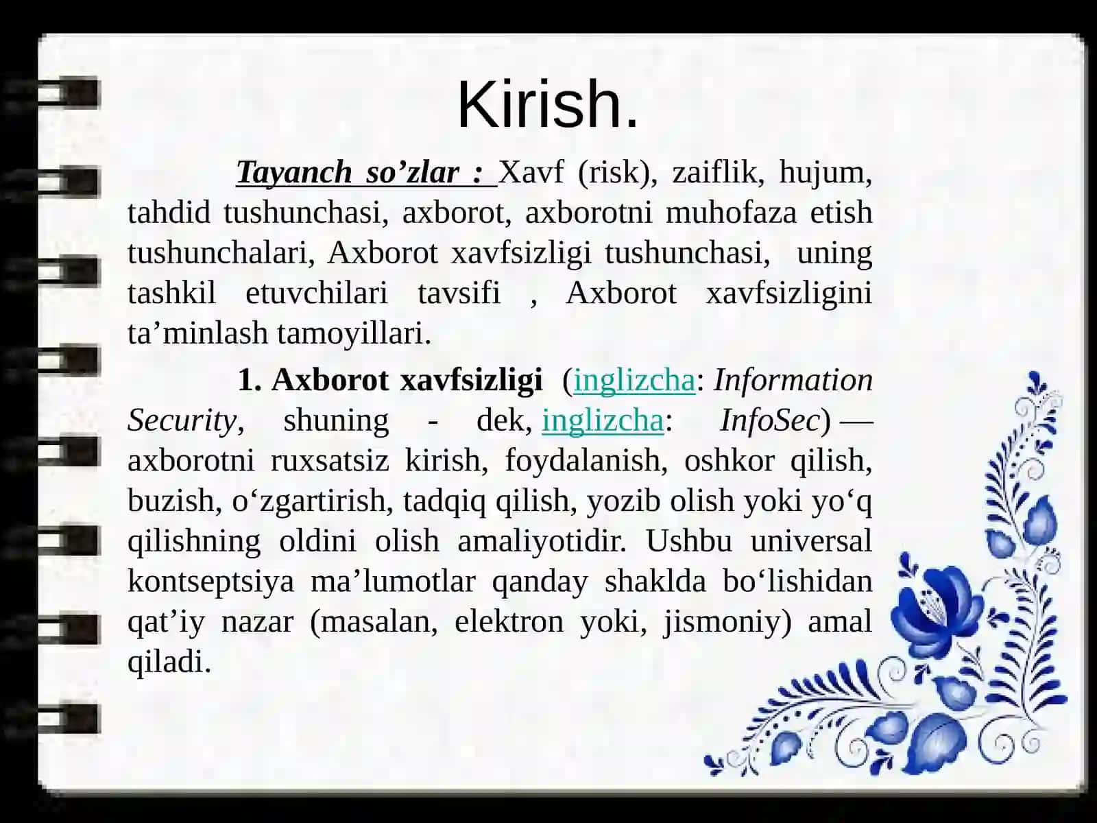Axborot Xavfsizligi 2