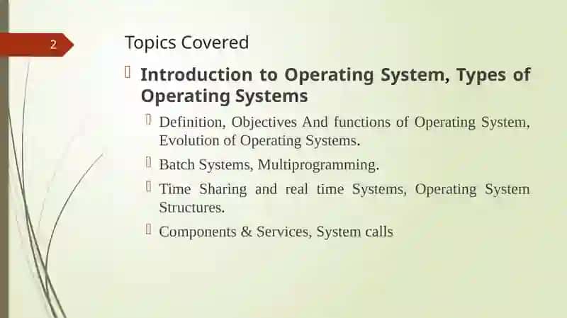 Operating System 2