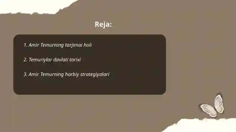 Amir Temurning tarjimai holi 2