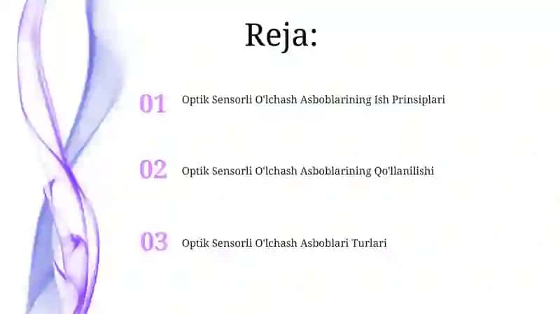 Optik Sensorli O'lchash Asboblarining Ish Prinsiplari 2