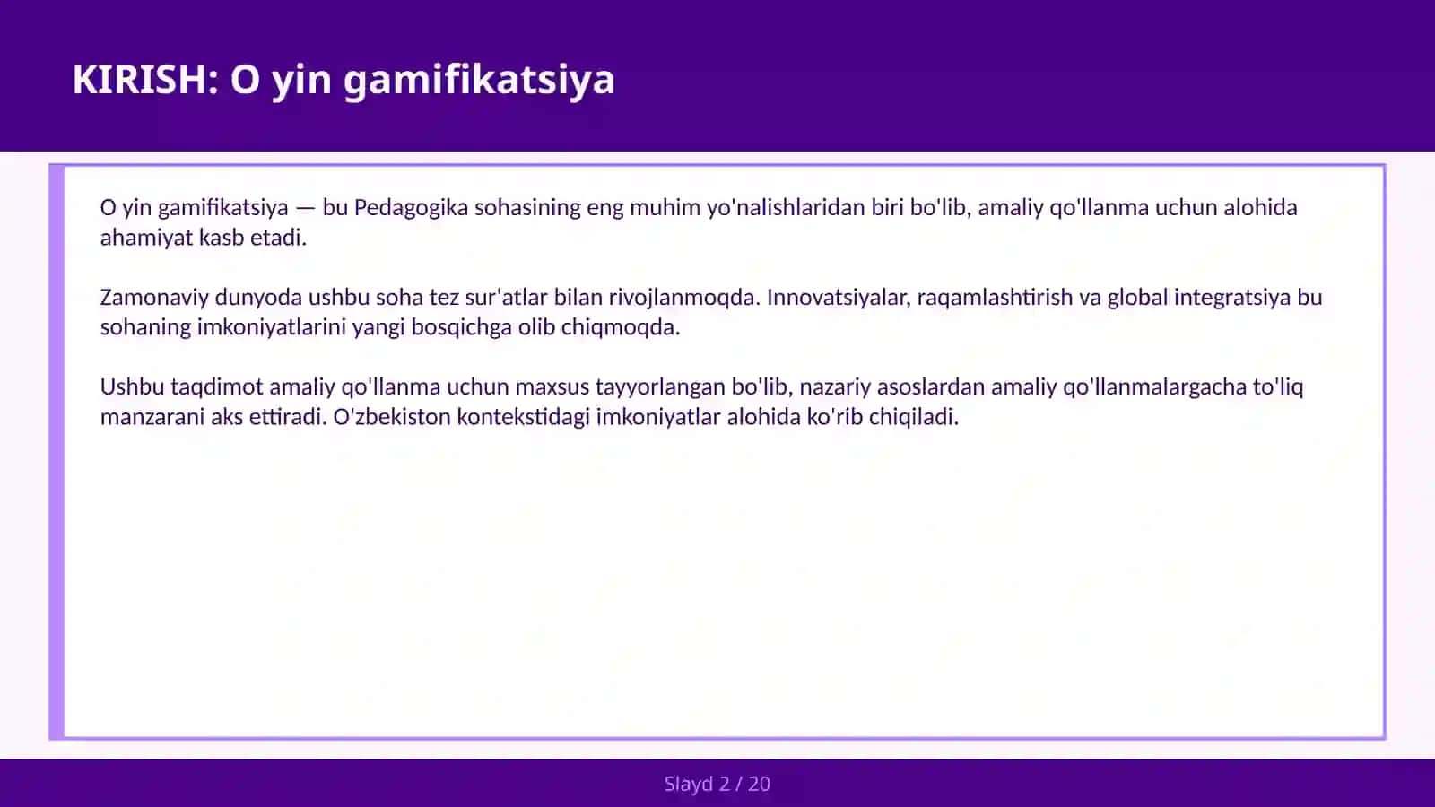 O yin gamifikatsiya 2