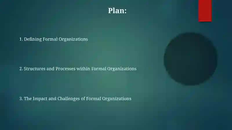 Formal organization 2